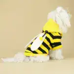 Bee Costume Hoodie for Small Dogs for Warm Wear in Cool Weather with Pullover Design – gallery image 11