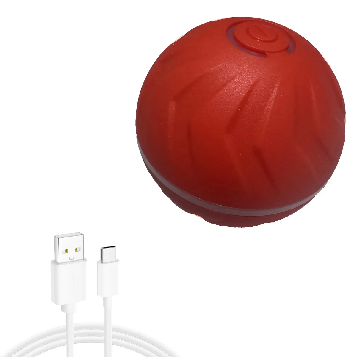 ee35f962-762c-464f-b135-392306ffa7ba USB Rechargeable Pet Bouncy Ball for Interactive Rolling & Bouncing Play – main image