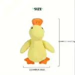 Chew-Resistant Plush Duck Dog Toy for Interactive Chewing & Squeaking – gallery image 6