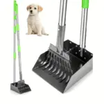 Stainless Steel Pooper Scooper Set for Pet Waste Pickup & Removal with Tray and Rake – gallery image 12
