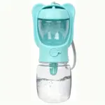 Portable Pet Water Bottle for Dispensing Water During Travel with Attached Food Container – gallery image 9