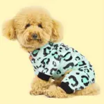 Leopard Print Dog Pajamas for Indoor Wear & Resting – gallery image 11