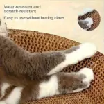 Oval Cat Scratching Bed for Scratching & Resting with Sturdy Cardboard Surface – gallery image 5