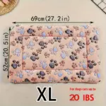 Thickened Double-Layer Pet Mattress for Resting & Lounging with Dog Paw Pattern – gallery image 4