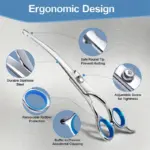 Pet Grooming Scissors for Trimming & Grooming with Safety Round Tip and Ergonomic Handles – gallery image 10