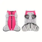 Dog Winter Jacket for Cold Weather Wear with Windproof Design & Reflective Detail – gallery image 7
