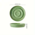 Ceramic Slow Feeder Bowl for Controlled Pet Feeding with Whisker-Friendly Wide Shape – gallery image 4