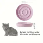 Ceramic Slow Feeder Bowl for Controlled Pet Feeding with Whisker-Friendly Wide Shape – gallery image 9