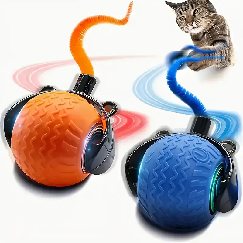 fca39568-c33e-469e-8c92-4d6e1ba047ce Automatic Interactive Cat Toy for Rolling & Chasing with Two-Speed Adjustment – main image