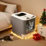 Covered Cat Litter Box Enclosure for Odor Control & Privacy with Easy-Clean Design – gallery image 2