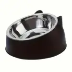 Stainless Steel Pet Bowls with Raised Stand for Pet Feeding, Diamond Design – gallery image 11