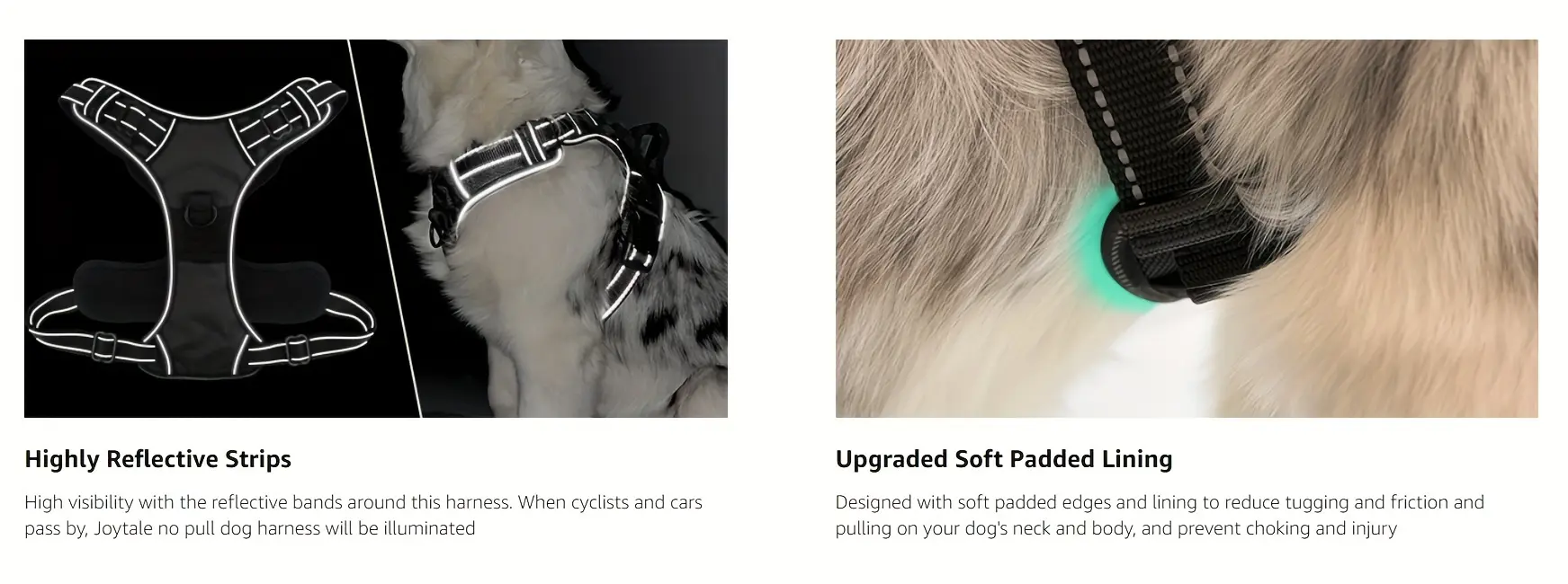 Dog Harness for Training and Walking with Reflective Trim and Top Control Handle – description image 3