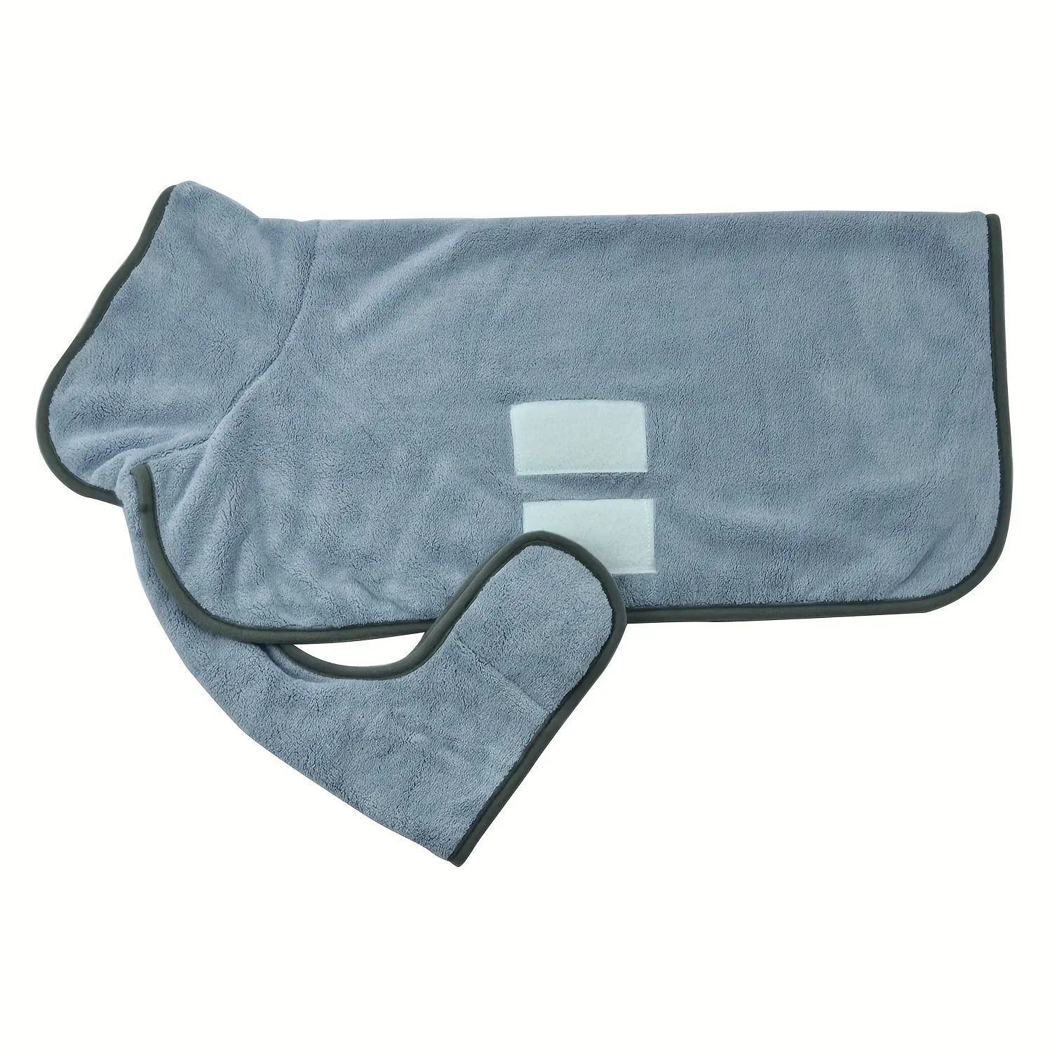 Quick-Dry Dog Bathrobe Towel for Drying After Baths & Grooming, Soft Fabric – description image 2