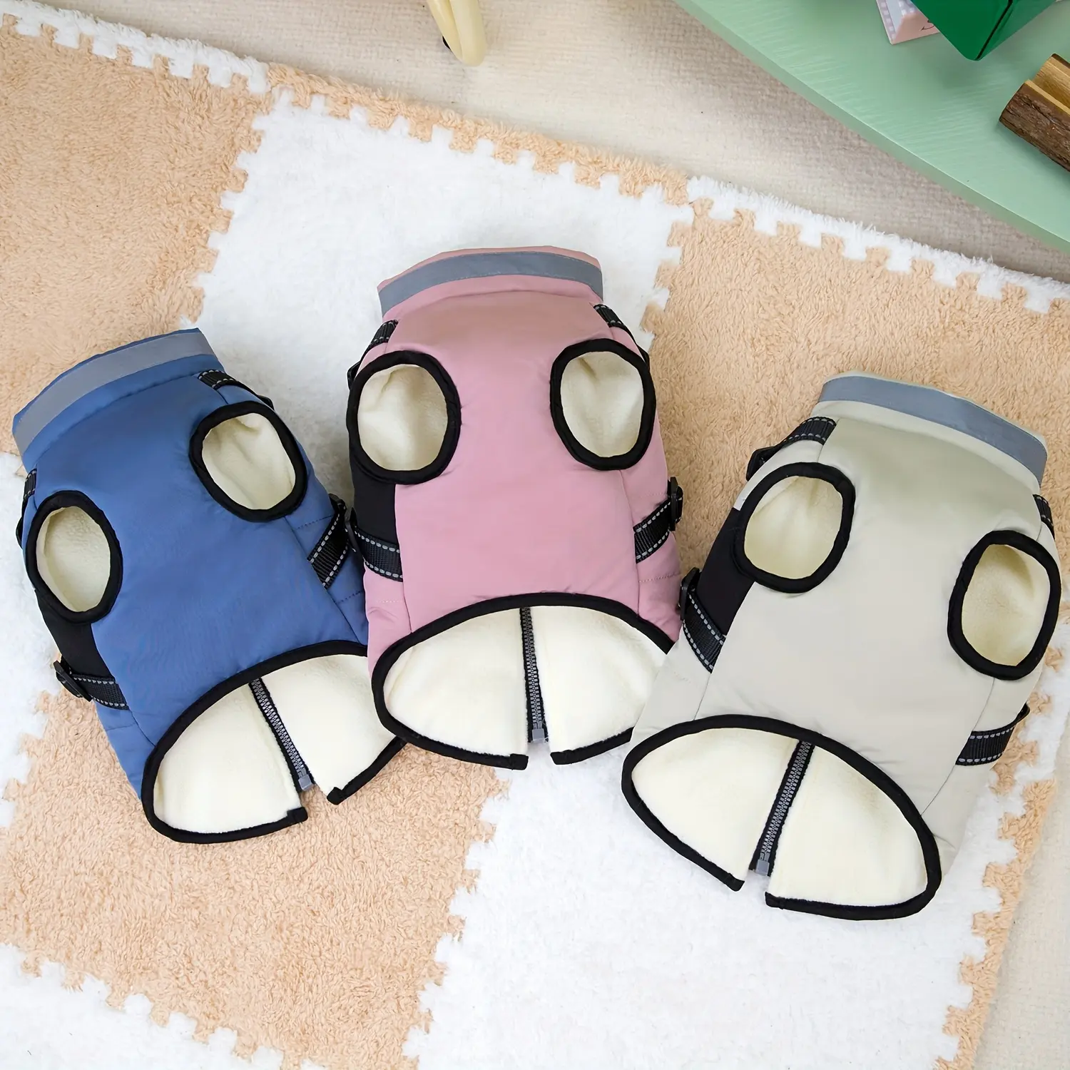 Warm Four-Leg Pet Jumpsuit for Indoor Wear & Cold-Weather Layering – description image 1