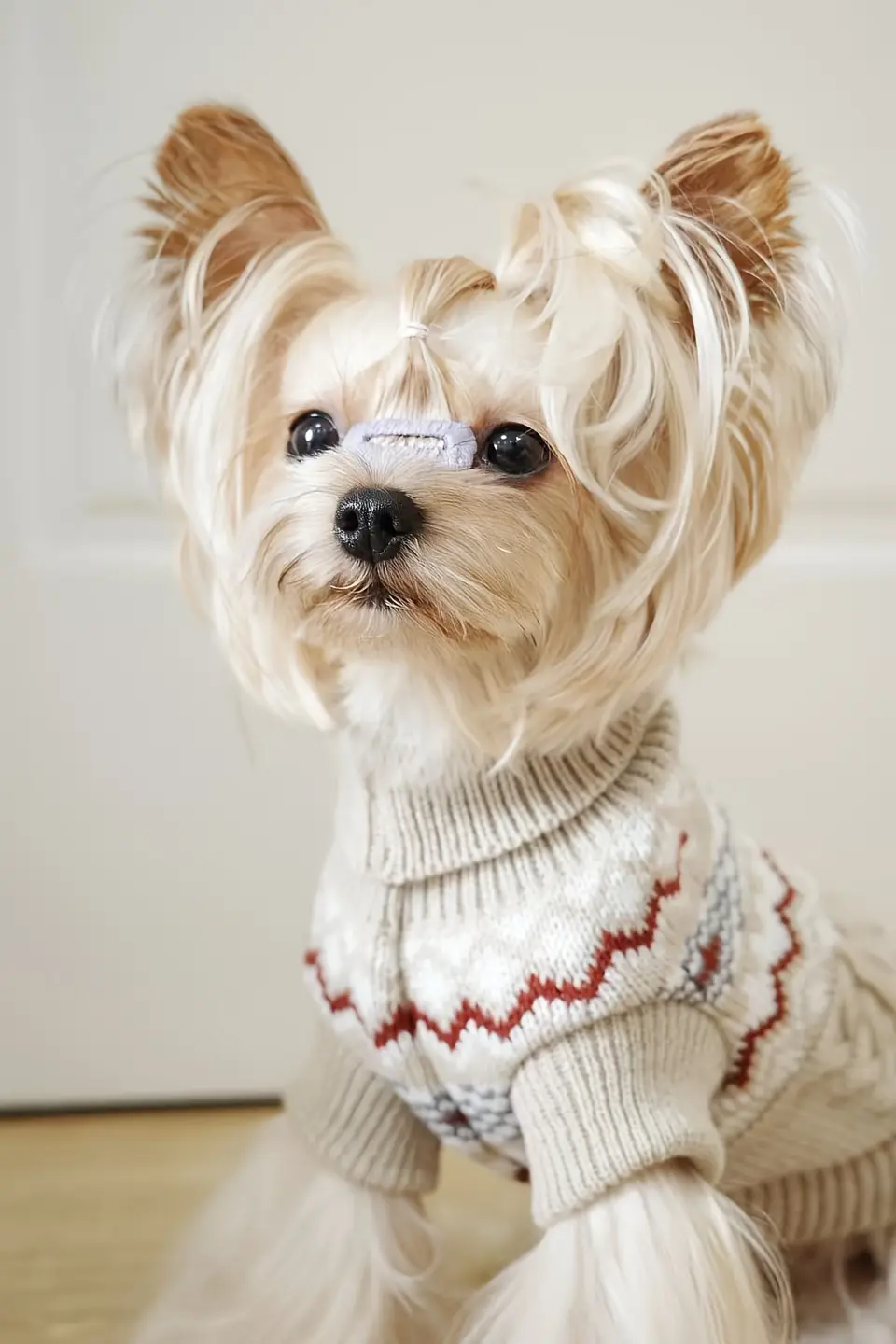 Pet Sweater for Dogs and Cats with High Neck, Pullover Style – description image 2
