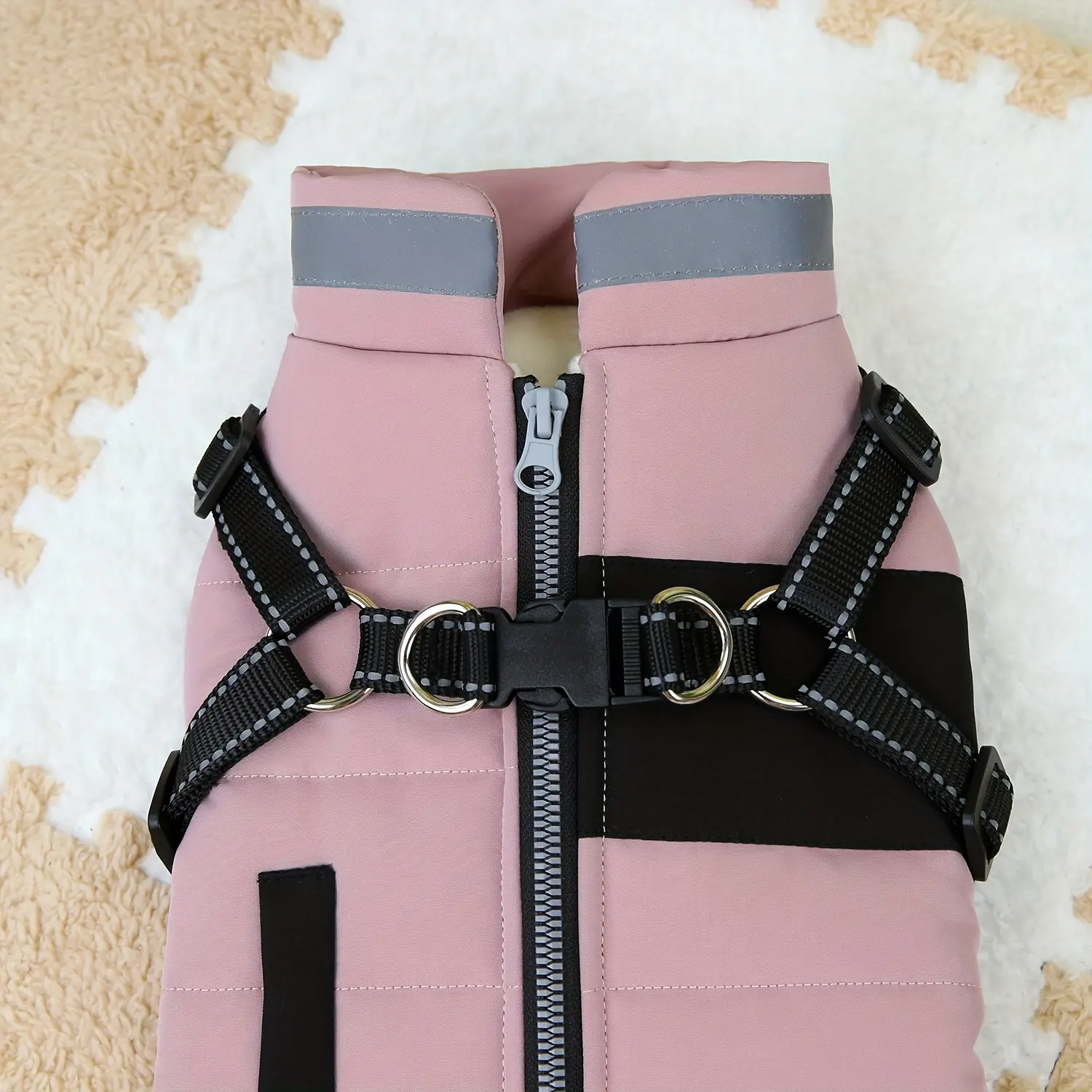 Warm Four-Leg Pet Jumpsuit for Indoor Wear & Cold-Weather Layering – description image 2