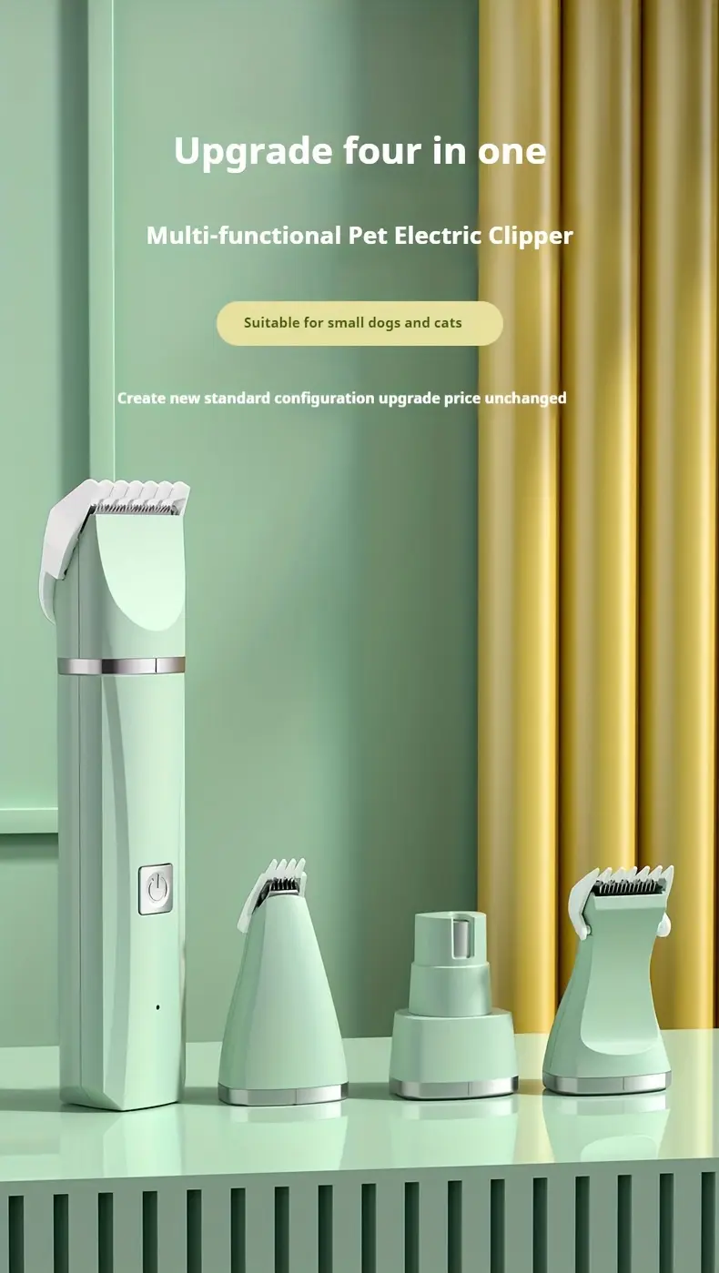 Pet Hair Clipper for Trimming with Adjustable Blade, Comb Attachments and Quiet Operation – description image 1