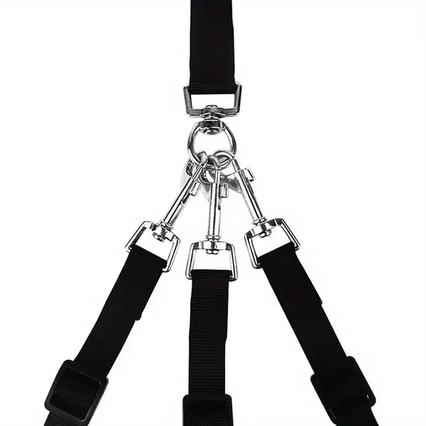 Adjustable No-Pull Dog Leash for Walking & Vehicle Restraint with Multi-Connection Design – description image 9