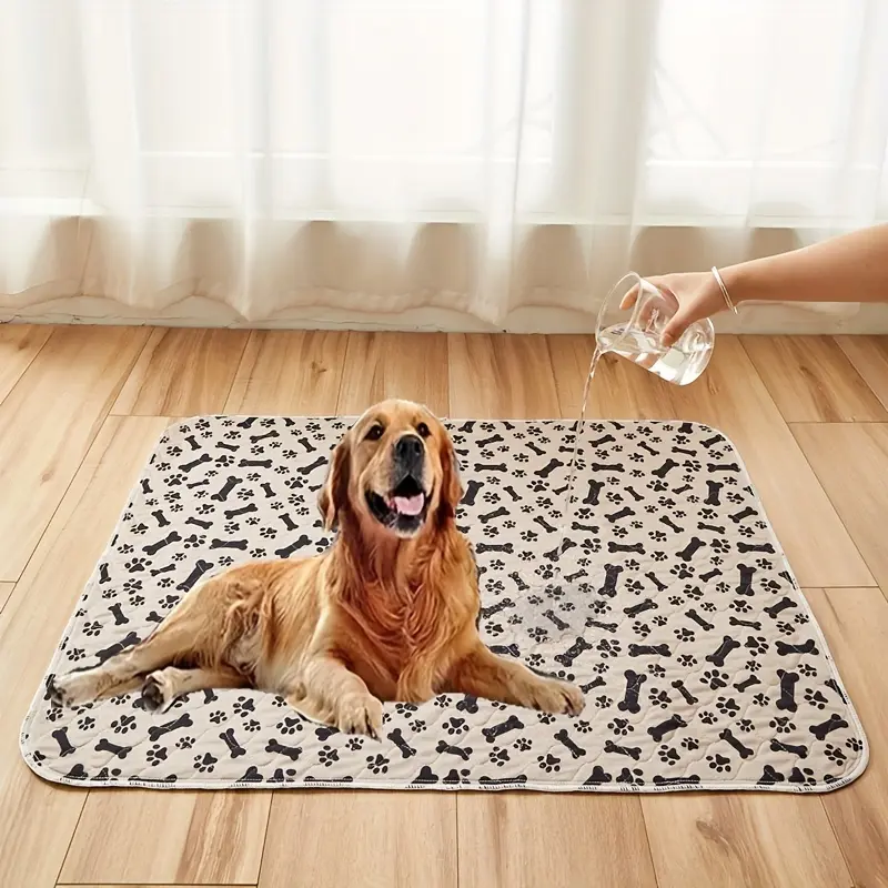 Washable Dog Pee Pad for Potty Training & Indoor Accidents with Leak-Resistant Backing – description image 4