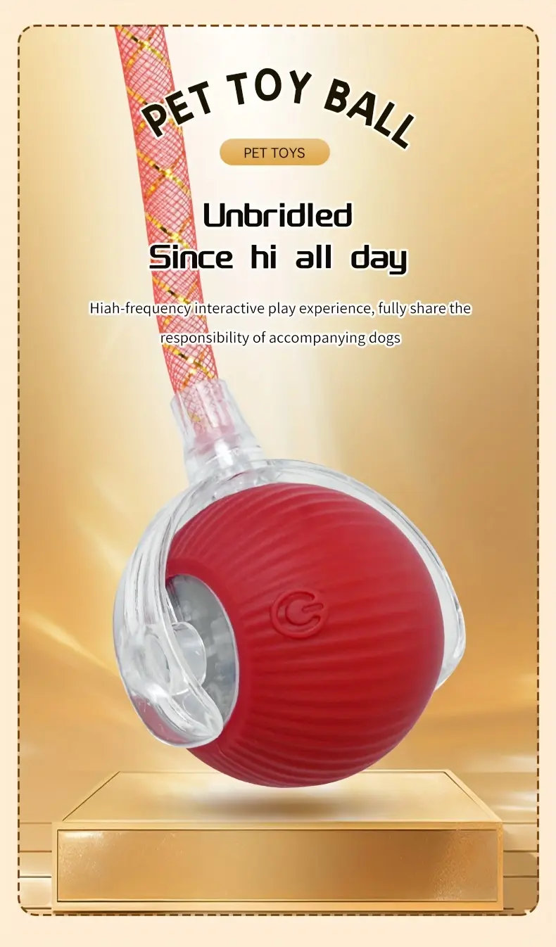 Automatic Moving Cat Ball Toy for Interactive Play, Motion Activation & Obstacle Avoidance – description image 5