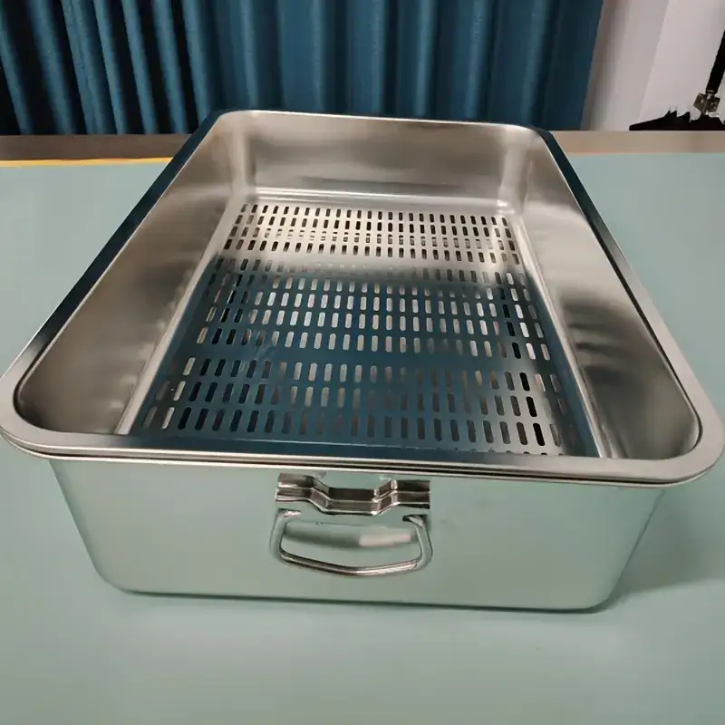 Stainless Steel Cat Litter Box for Containing Litter with Double-Layer Design – description image 2