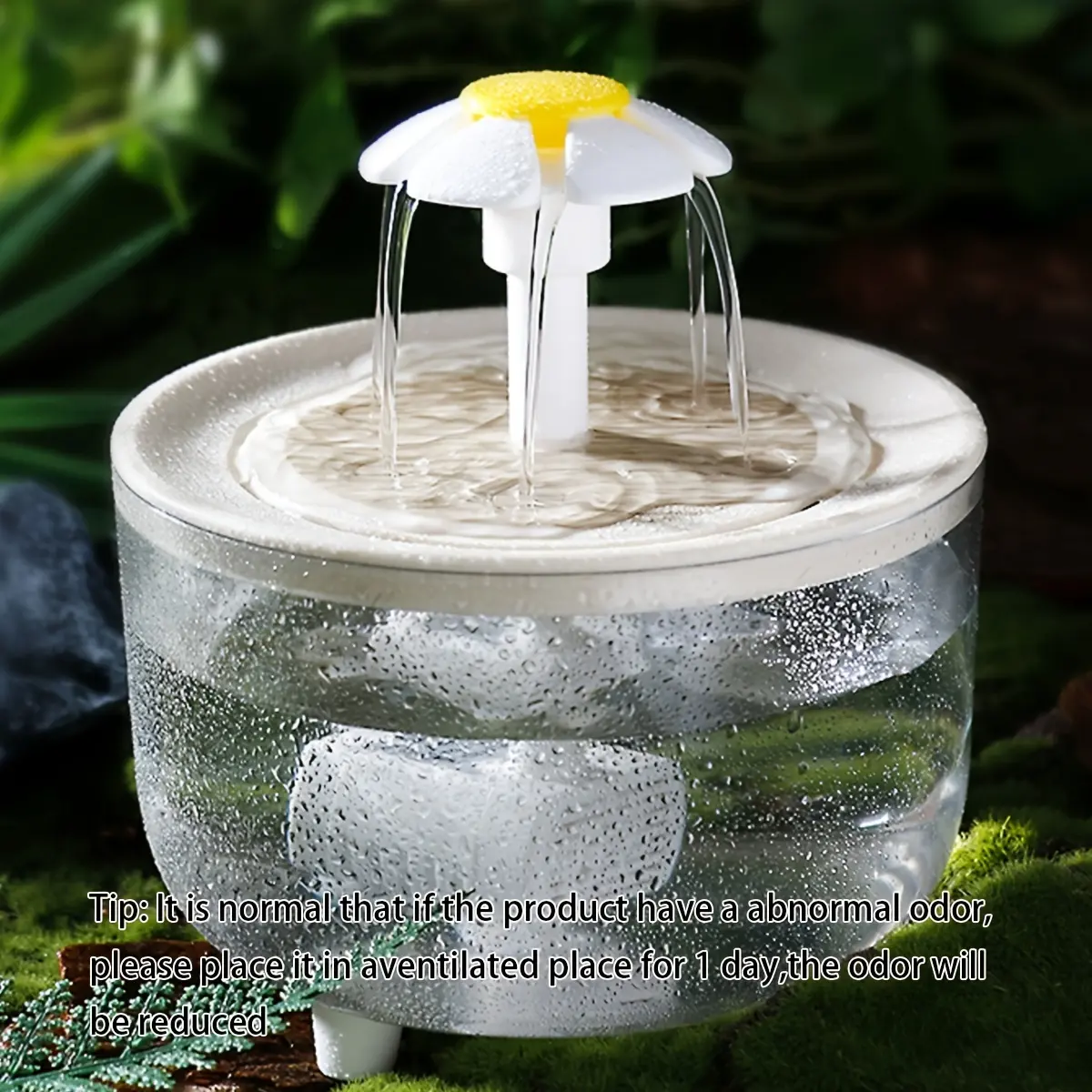 Transparent Pet Water Dispenser for Filtered Water Circulation & Quiet Dispensing – description image 4