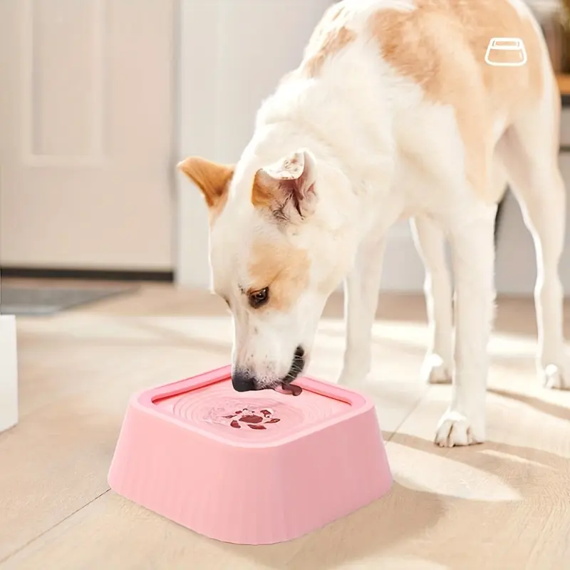 Pet Floating Water Bowl for Drinking Water with Splash-Resistant Design & Anti-Tip Base – description image 5