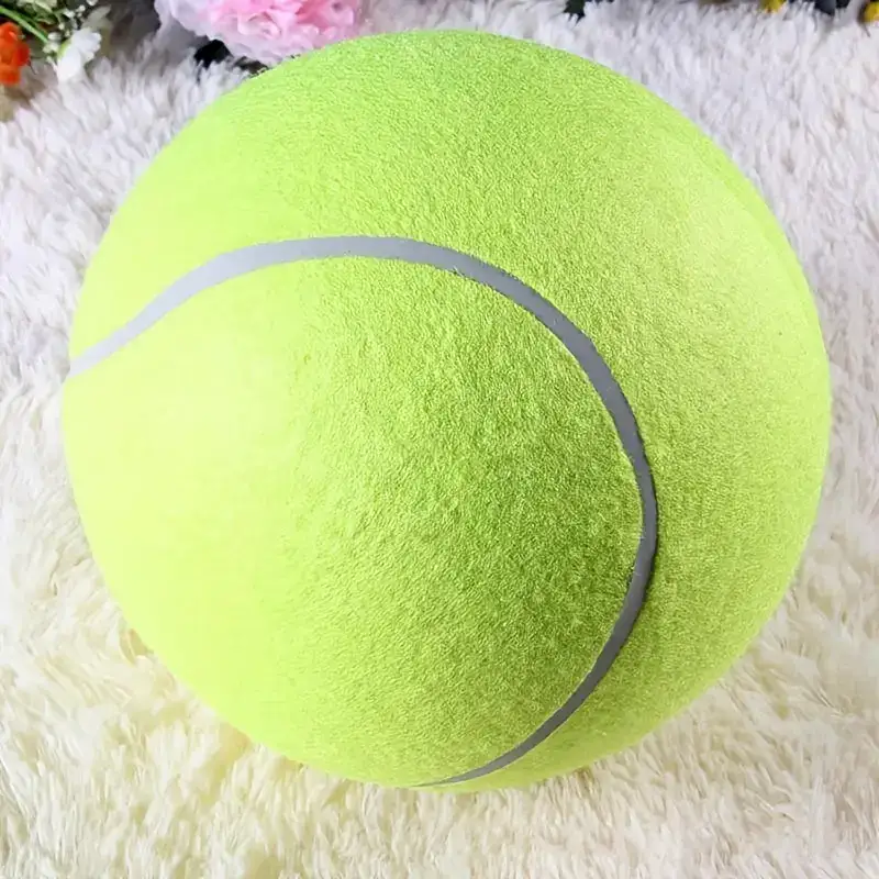 Inflatable Large Tennis-Style Ball for Interactive Pet Play & Training – description image 5