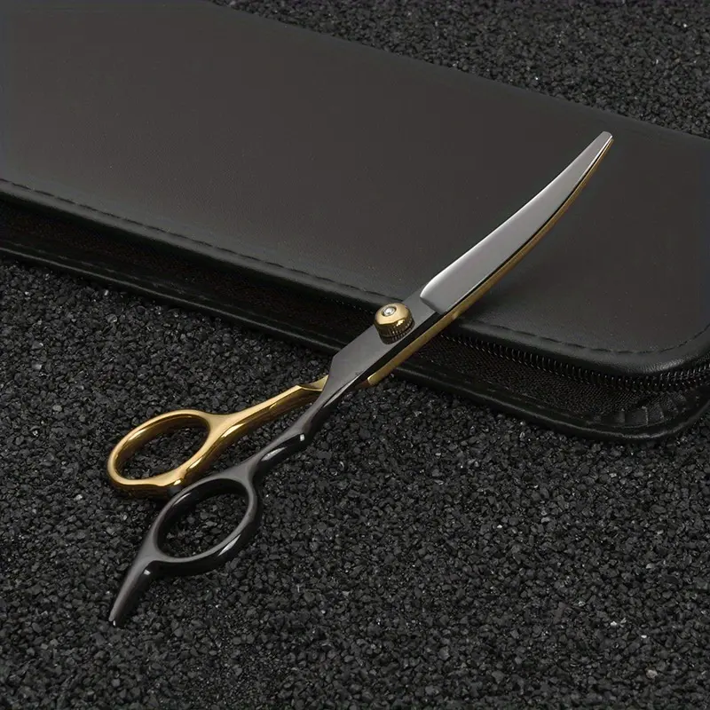 Dog Grooming Scissors for Hair Trimming & Styling with Cutting, Curved and Thinning Shears – description image 1