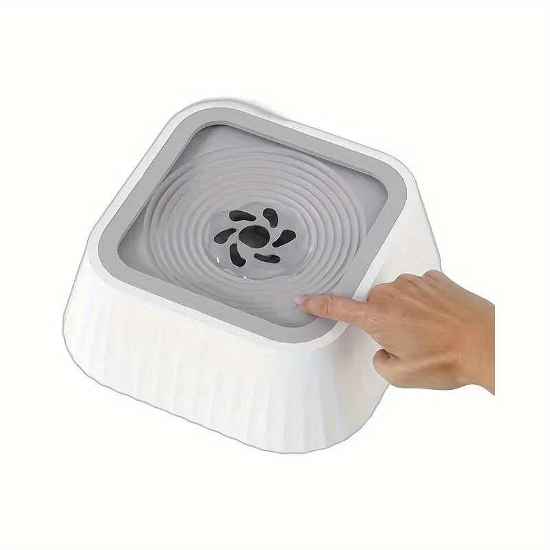 Pet Floating Water Bowl for Drinking Water with Splash-Resistant Design & Anti-Tip Base – description image 4