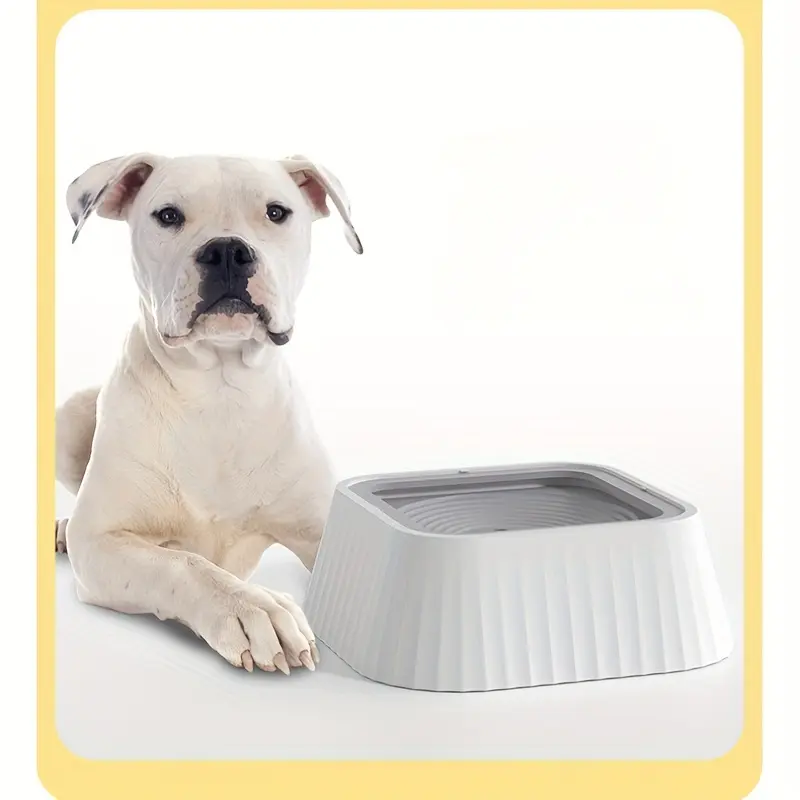 Pet Floating Water Bowl for Drinking Water with Splash-Resistant Design & Anti-Tip Base – description image 2