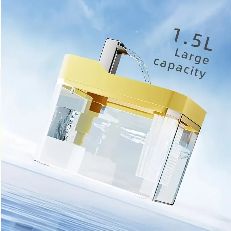 Automatic Cycling Water Dispenser for Cats for Dispensing Drinking Water with Ultra-Quiet Operation – description image 1