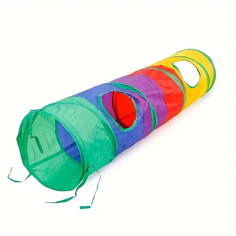 24-Piece Interactive Cat Toy Set for Play & Activity with Tunnel, Teaser Wand, Balls and Bell Toys – description image 1