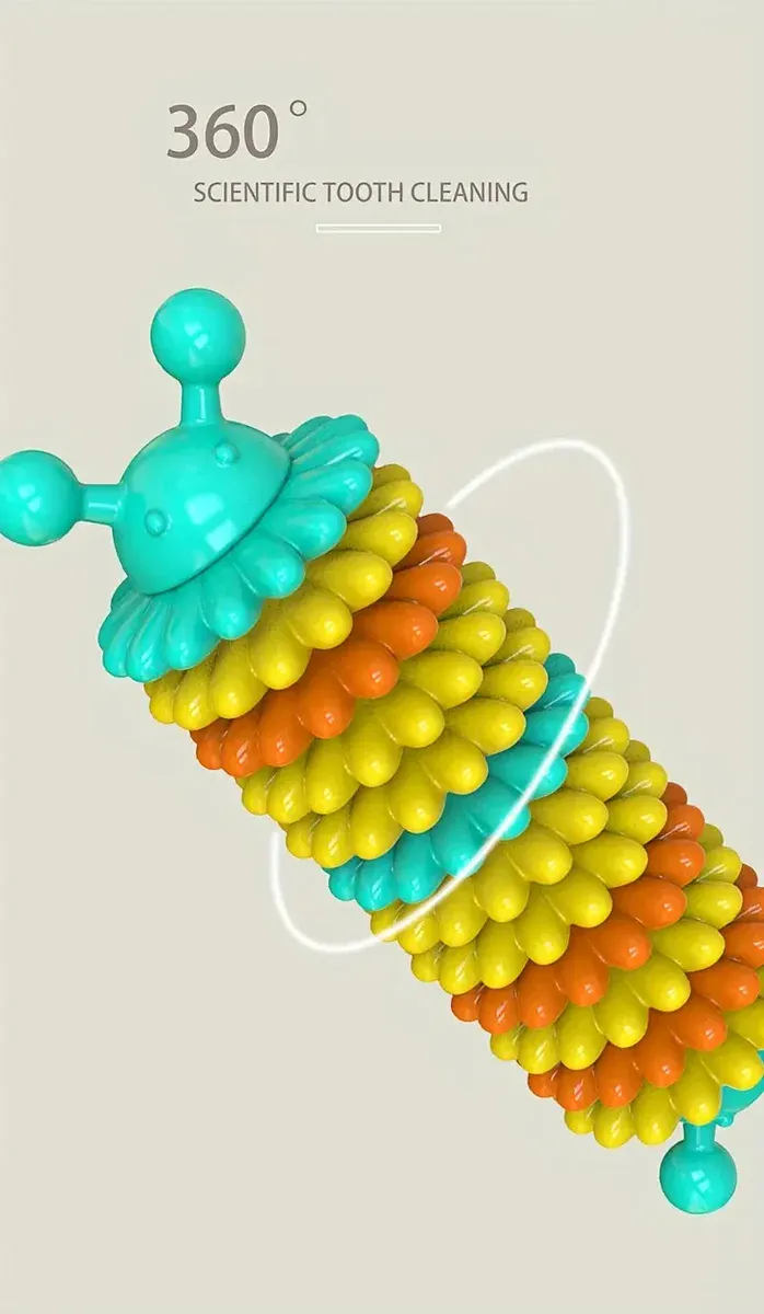 Natural Rubber Dog Toy for Chewing & Interactive Play with Textured Surface – description image 3