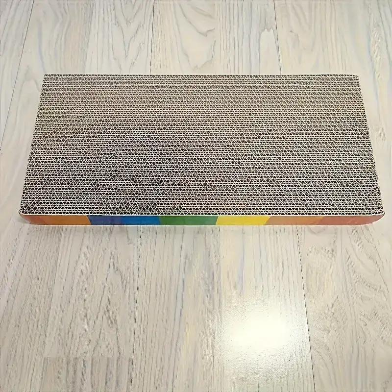 Corrugated Cardboard Cat Scratching Board for Scratching & Resting with Frame Design – description image 3