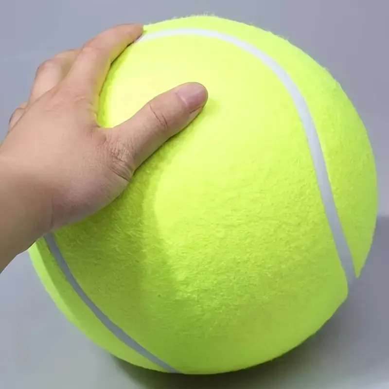 Inflatable Large Tennis-Style Ball for Interactive Pet Play & Training – description image 4