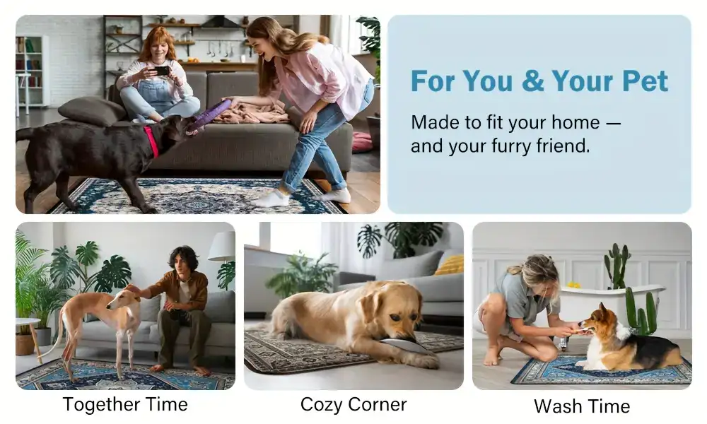 Washable Dog Pee Pad for Potty Training & Indoor Floor Protection – description image 6