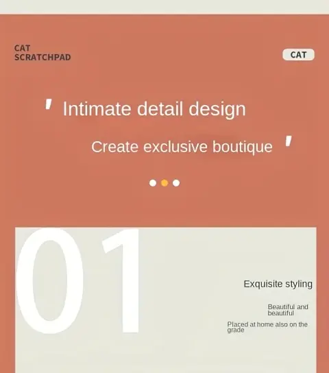 Sisal Rocking Chair Cat Scratcher for Scratching & Lounging with Wooden Frame and Hammock-Style Bed – description image 6