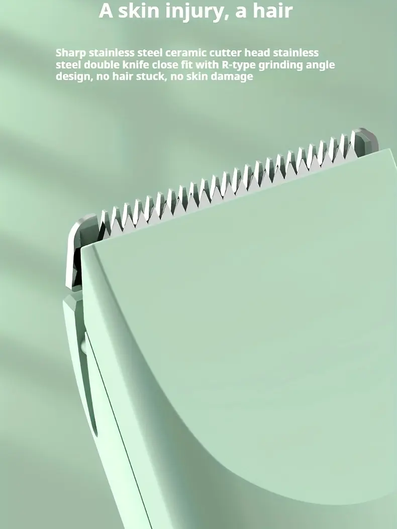 Pet Hair Clipper for Trimming with Adjustable Blade, Comb Attachments and Quiet Operation – description image 3