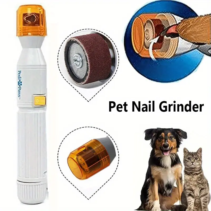 Electric Pet Nail Clipper and Grinder for Trimming & Smoothing Nails, Quiet Motor Design – description image 3