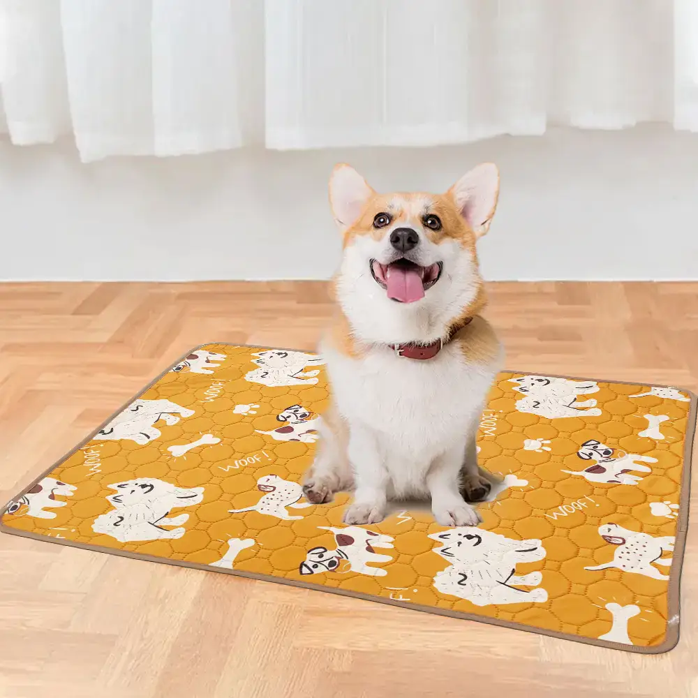 Reusable Washable Pet Pad for Potty Training with Four-Layer Absorbent Core – description image 1