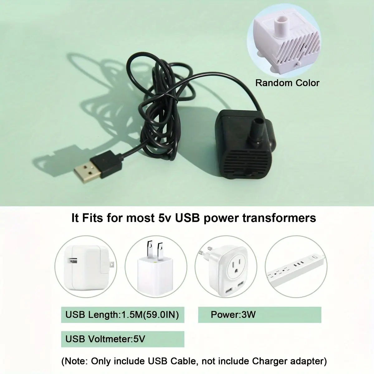 Transparent Pet Water Dispenser for Filtered Water Circulation & Quiet Dispensing – description image 3