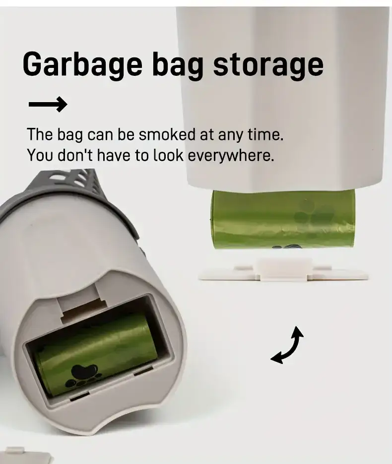 Cat Litter Box for Litter Waste Containment & Easy Cleaning with Integrated Waste Bin – description image 5