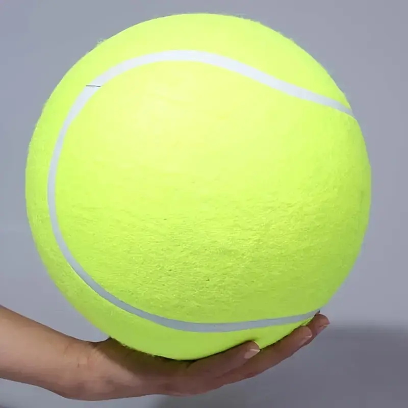 Inflatable Large Tennis-Style Ball for Interactive Pet Play & Training – description image 2