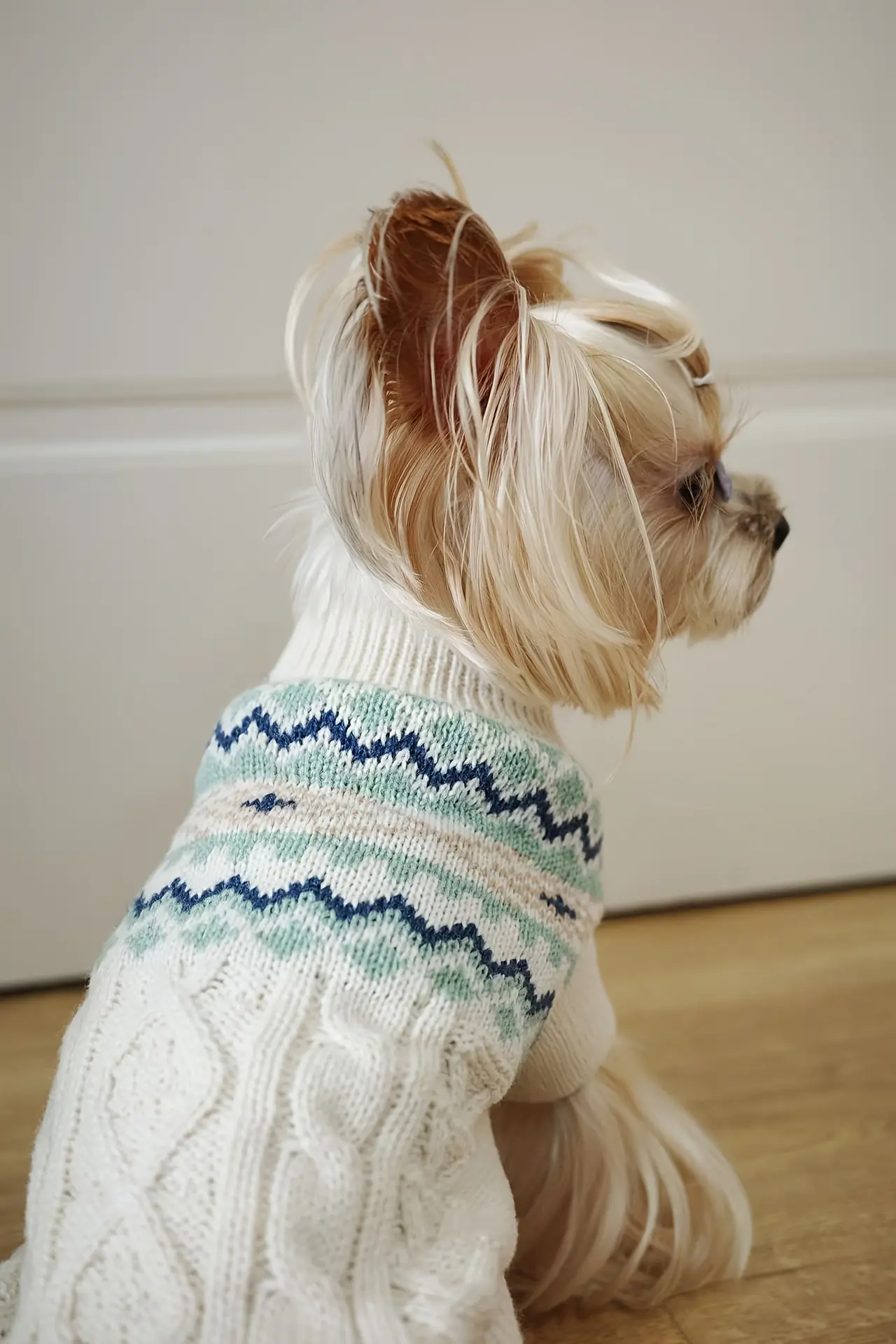 Pet Sweater for Dogs and Cats with High Neck, Pullover Style – description image 10