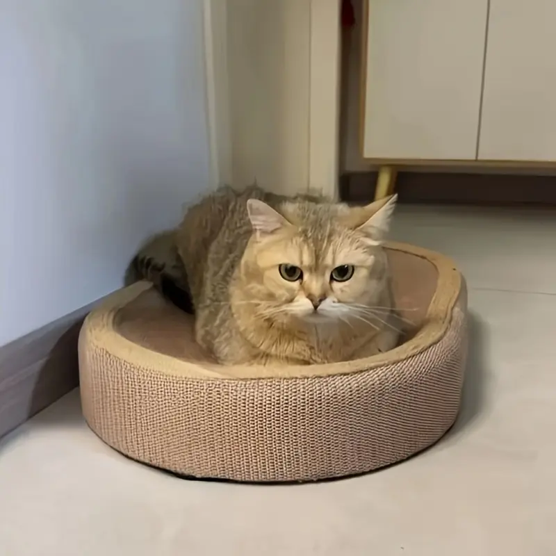 Cat Scratching Board with Enclosed Litter Box for Scratching & Resting, Durable Construction – description image 5