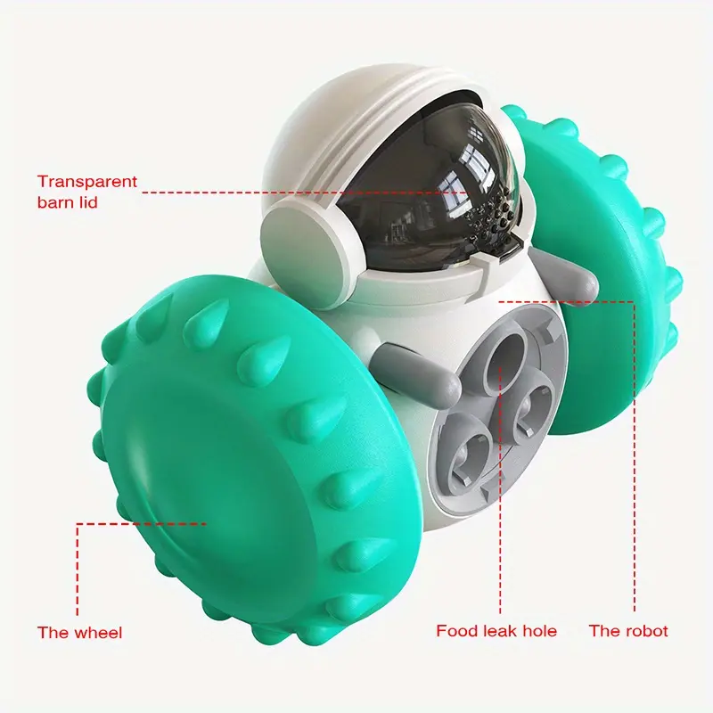 Treat Dispensing Puzzle Toy for Mental Stimulation & Slower Eating – description image 2