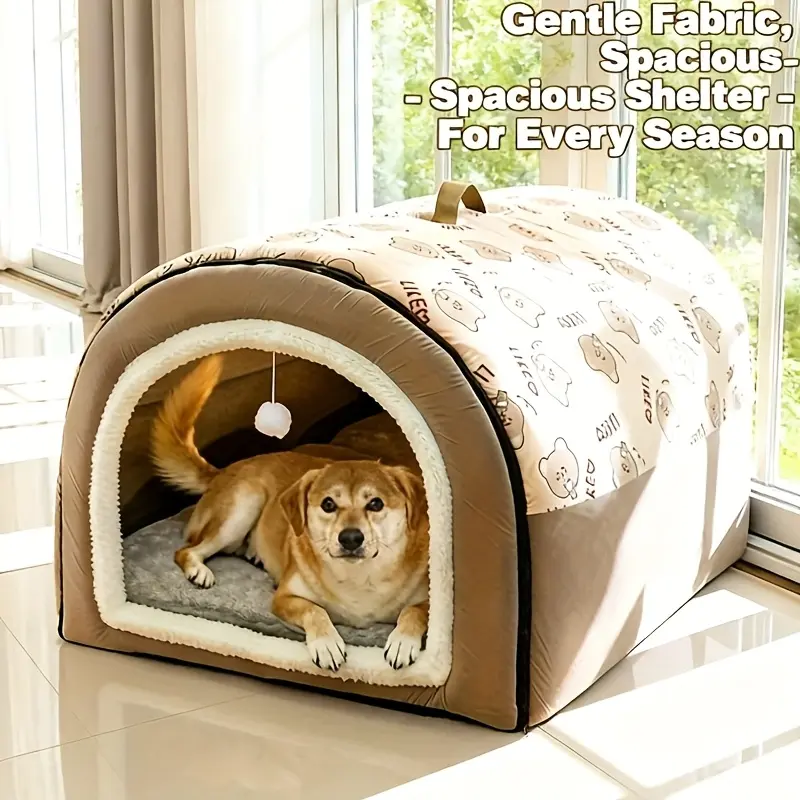 Dog Bed for Large Dogs with Removable Washable Cover and Non-Slip Bottom – description image 1