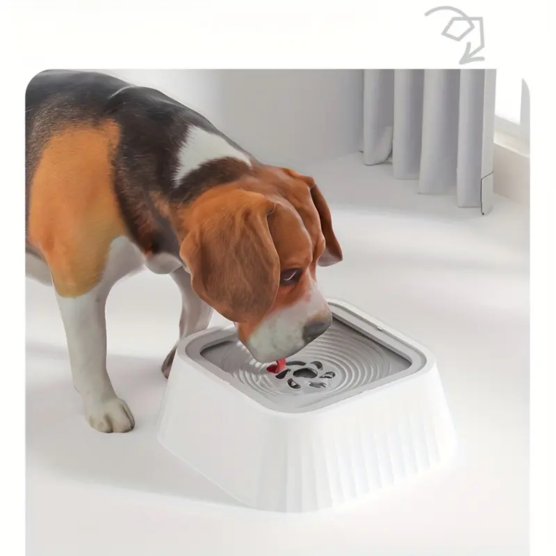 Pet Floating Water Bowl for Drinking Water with Splash-Resistant Design & Anti-Tip Base – description image 3
