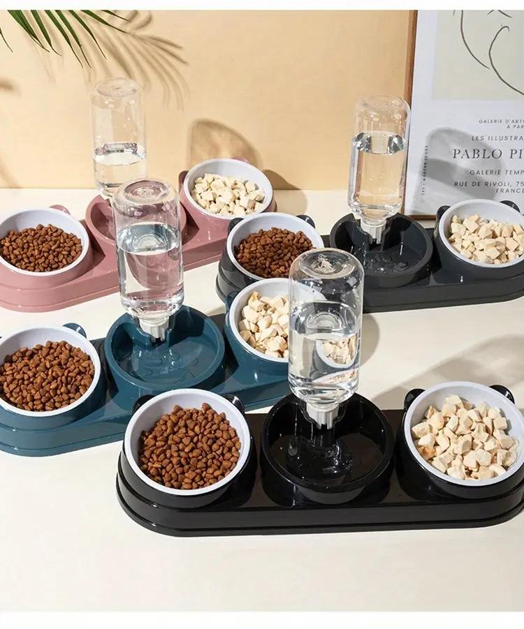 Stainless Steel Pet Bowl for Feeding with Slanted Design – description image 6